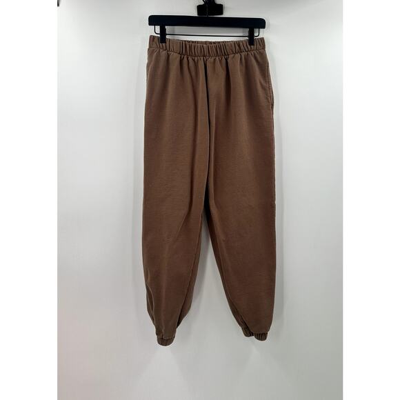 John Galt Brown Jogger Sweat Pants One Size - Picture 1 of 7